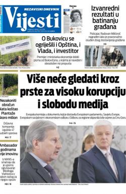 Vijesti - broj 7595, 1. jun 2019.