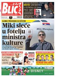 Blic - broj 6868, 28. mar 2016.