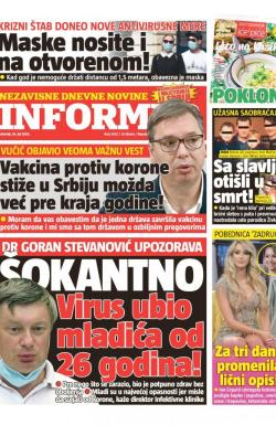 Informer - broj 2502, 16. jul 2020.