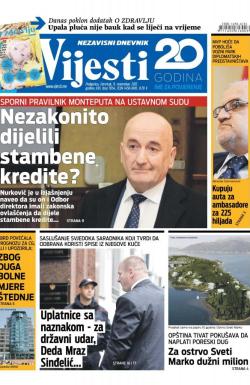 Vijesti - broj 7054, 9. nov 2017.