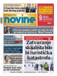 Dnevne novine - broj 2892, 21. jan 2021.