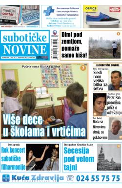 Nove Subotičke novine - broj 36, 7. sep 2012.