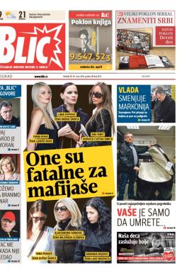 Blic - broj 6153, 30. mar 2014.