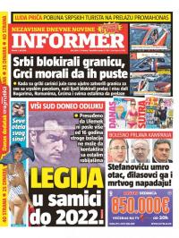 Informer - broj 2494, 7. jul 2020.