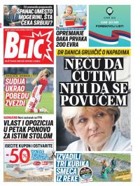 Blic - broj 8070, 7. avg 2019.