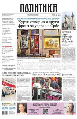 Politika - broj 39800, 18. sep 2024.