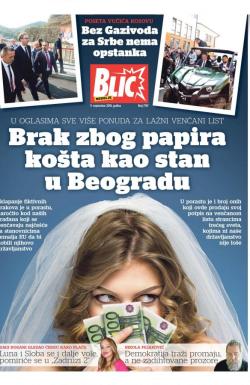 Blic - broj 7747, 9. sep 2018.