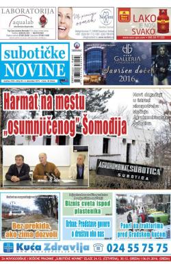 Nove Subotičke novine - broj 49, 4. dec 2015.