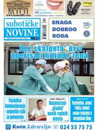 Nove Subotičke novine - broj 27, 4. jul 2014.