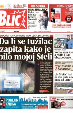 Blic - broj 5996, 20. okt 2013.