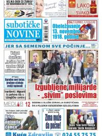 Nove Subotičke novine - broj 45, 11. nov 2016.