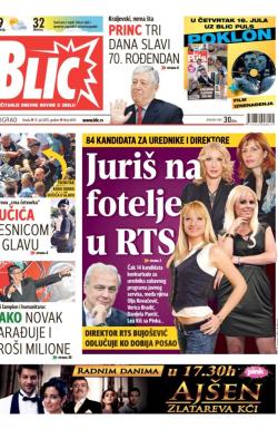 Blic - broj 6615, 15. jul 2015.