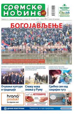 Sremske Novine - broj 3073, 22. jan 2020.