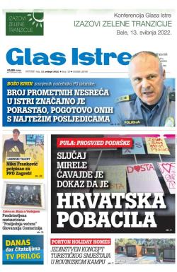 Glas Istre - broj 129, 13. maj 2022.