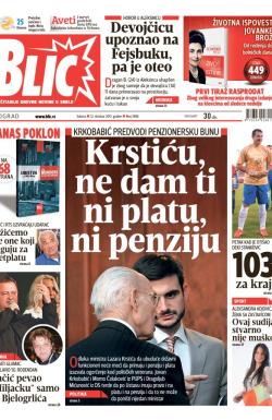 Blic - broj 5988, 12. okt 2013.