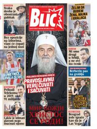 Blic - broj 8220, 6. jan 2020.