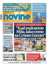 Dnevne novine - broj 2692, 29. maj 2020.