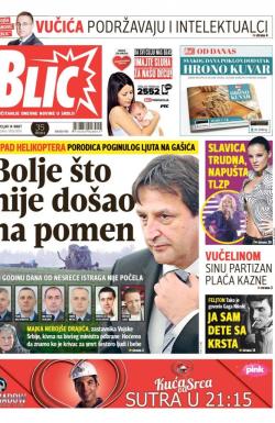 Blic - broj 6854, 14. mar 2016.