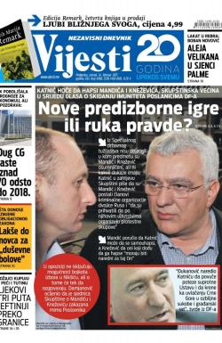 Vijesti - broj 6788, 14. feb 2017.