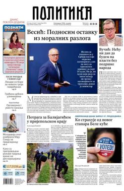 Politika - broj 39848, 5. nov 2024.