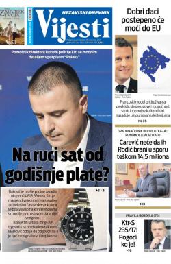 Vijesti - broj 7766, 18. nov 2019.