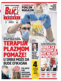 Blic - broj 8311, 10. apr 2020.