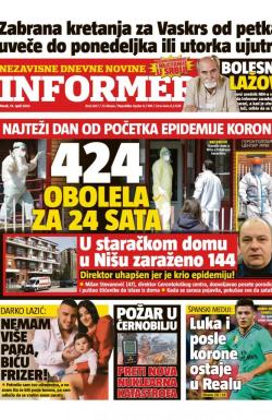 Informer - broj 2427, 14. apr 2020.