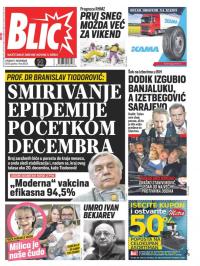 Blic - broj 8523, 17. nov 2020.