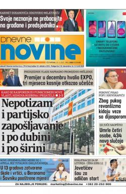 Dnevne novine - broj 2946, 25. mar 2021.