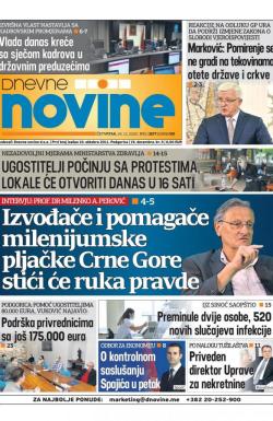 Dnevne novine - broj 2871, 24. dec 2020.