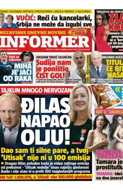 Informer - broj 2259, 24. sep 2019.