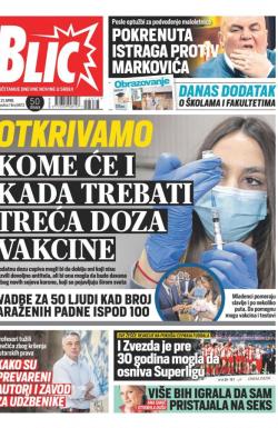 Blic - broj 8673, 21. apr 2021.