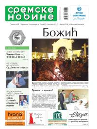 Sremske Novine - broj 2706, 9. jan 2013.