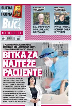 Blic - broj 8521, 15. nov 2020.