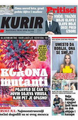 Kurir - broj 2666, 19. jul 2021.