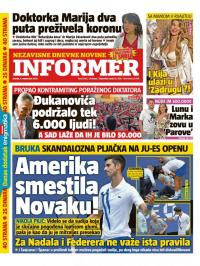 Informer - broj 2548, 8. sep 2020.