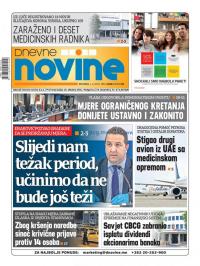 Dnevne novine - broj 2645, 1. apr 2020.