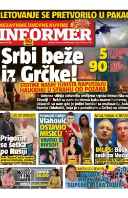 Informer - broj 3431, 28. jul 2023.