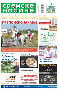 Sremske Novine - broj 3306, 10. jul 2024.