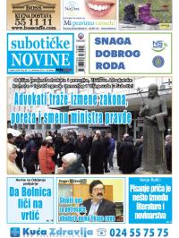 Nove Subotičke novine - broj 50, 12. dec 2014.