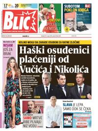 Blic - broj 6304, 31. avg 2014.