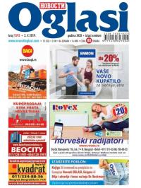 Novosti oglasi - broj 1592, 2. okt 2019.