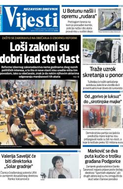 Vijesti - broj 9132, 21. sep 2023.