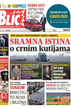 Blic - broj 6521, 9. apr 2015.