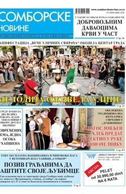 Somborske novine - broj 3657, 26. jul 2024.