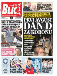 Blic - broj 8768, 27. jul 2021.