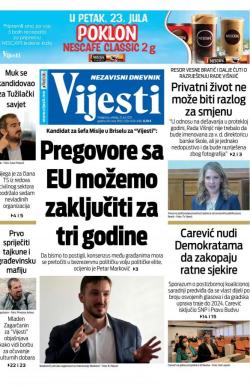 Vijesti - broj 8361, 21. jul 2021.