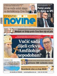 Dnevne novine - broj 2579, 15. jan 2020.