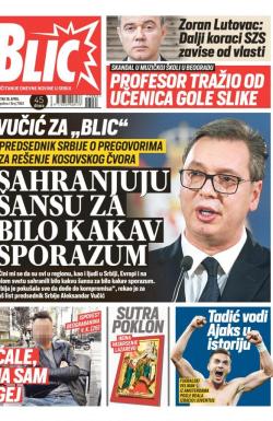 Blic - broj 7963, 18. apr 2019.