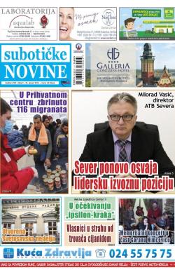 Nove Subotičke novine - broj 3, 22. jan 2016.